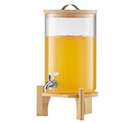 VEVOR Distributeur de Boissons Capacité 8 L en Verre avec Support pour Café