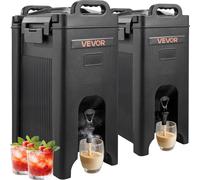 Distributeur de boissons isolé VEVOR 19 L, distributeur de boissons chaudes et froides avec robinet & poignée, refroidisseur de boissons thermique de qualité alimentaire pour thé café eau dans les caf