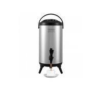 Distributeur de Boissons Isotherme 9,2L Distributeur d’Eau Chaude et Froide Non Électrique Inox Alimentaire Conservation 4-6H