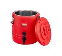 VEVOR Distributeur de boissons isotherme Fontaine eau chaude et froide 11,4 L avec robinet inox 304