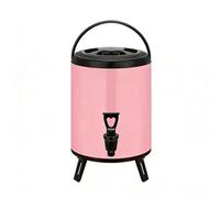 Distributeur de Boissons Isotherme avec Robinet, RéCipient en Acier Inoxydable pour Boissons Chaudes et Froides, IdéAl pour Les FêTes, Les Traiteurs et L'Usage Domestique(E,10L)