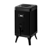 Distributeur de boissons isotherme avec thermomètre, robinet de boissons chaudes et froides, récipient à glace, pichet à jus, boîte à thé, parfait pour les fêtes et événements