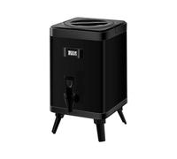 Distributeur de boissons isotherme avec thermomètre, robinet de boissons chaudes et froides, récipient à glace, pichet à jus, boîte à thé, parfait pour les fêtes et événements