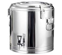 Distributeur de boissons isotherme en acier inoxydable - Garde les boissons chaudes ou froides pendant des heures - Parfait pour la restauration, les événements et les grands rassemblements