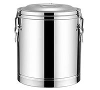 Distributeur de boissons isotherme en acier inoxydable, grande capacité de 40 L, récipient à double paroi pour fêtes, usage commercial