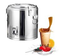 Distributeur de boissons isotherme, thermos en acier inoxydable pour café, thé et eau, grande capacité, usage commercial, baril durable et fiable