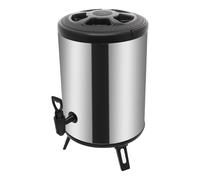 Distributeur de boissons isothermes de 4,5 l, distributeur portable de boissons chaudes et froides avec robinet et poignée de transport, récipient pour café, thé, eau, lait et soupe
