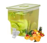 Distributeur de boissons pour réfrigérateur - Distributeur de boissons avec robinet | Bouilloire à glace froide de 3,9 L | Seau transparent pour boissons fraîches pour servir de la glace, de la