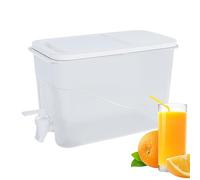 Distributeur de boissons pour réfrigérateur, distributeur de jus pour réfrigérateur, pichet d'eau froide | Distributeur de boisson anti-fuite de 4 l avec robinet pour thé parfumé, fête, eau purifiée