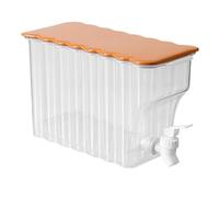 Distributeur de boissons - Récipient de boisson de 3,6 litres avec robinet, pichet de service froid, porte-gobelet de fête, pour femmes, hommes, maison, bureau, restaurant, café, anniversaire