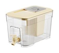 Distributeur De Boissons Réfrigérateur - Conteneur Alimentaire, Capacité 6L, Distributeur D'Spigot | Conception Preuve Des Fuites Avec Filtre Inclus Function, Jus Polyvalent Eau Thé Café Cidre