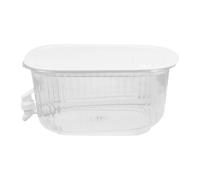 Distributeur de Boissons Réfrigéré Transparent avec Robinet pour Buffet | Plastique ABS Blanc, Récipient Visible, Base Stable, Service en Accès, Adapté à L’eau Punch, Pique-niques