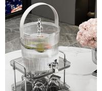 Distributeur de boissons sans effort à partir d'une bouilloire d'eau froide anti-fuite avec options de grande capacité disponibles (blanc, 5 l)