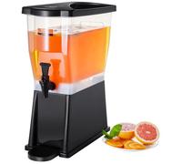 VEVOR Distributeur de boissons 11 L – Plastique avec robinet, couvercle et support pour restaurants