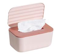 Distributeur de boîtes de lingettes - Étui rechargeable pour mouchoirs pour bureau, boîte de rangement multifonctionnelle anti-poussière pour lingettes pour bébé, voyage, cuisine, couches, toilettes,