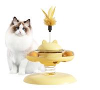 Distributeur de Bonbons pour Chat - Base Antidérapante Circuit Balle Distributeur de Bonbons | Gamelle Interactive Chat - pour Chat de Toutes Tailles, Mouvement, Soulagement Ennuyé