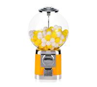 Distributeur de bonbons pour enfants - Distributeur de bonbons à monnaie avec 100 jetons en acier inoxydable et 200 boules vides - Style tourbillonnant pour la maison ou les magasins de jeux