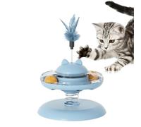 Distributeur de bonbons pour jouets pour chats,Base antidérapante avec distributeur automatique de nourriture à ballets - Mangeoire interactive pour chat | Pour le mouvement Ennui Ralentissez