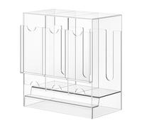 Distributeur De Booster Packs | Boîtier de Protection pour Cartes Sport avec 3 Fentes | Écrin De Protection Et Organisateur En Acrylique Pour Collection | Organisation sur Étagère Bureau ou Domicile