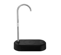 Distributeur de bouteille d'eau de bureau avec pompe à eau rechargeable USB de qualité alimentaire portable facile à assembler 6 niveaux de niveau d'eau quantitatif pour eau en bouteille universelle
