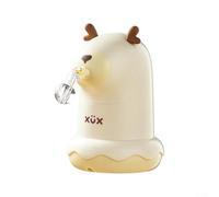 Distributeur de bouteille d'eau électrique portable avec tuyau de 55 cm et batterie rechargeable, conçu pour une distribution pratique d'eau en bouteille n'importe où (figurine de cerf)