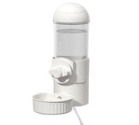 Distributeur de bouteille d'eau pour chien - Siphon automatique - 500 ml - USB - Cage à suspendre pour chat et chien - Station d'eau réglable