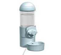 Distributeur de bouteille d'eau pour chien - Siphon automatique - 500 ml - USB - Cage à suspendre pour chat et chien - Station d'eau réglable