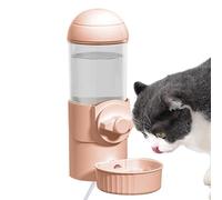 Distributeur de bouteille d'eau pour chien - Siphon automatique - 500 ml - USB - Cage à suspendre pour chat et chien - Station d'eau réglable