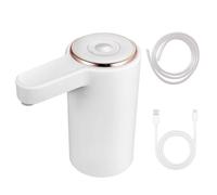 Distributeur de bouteille d'eau sans fil silencieux portable avec tuyau | Distributeur d'eau avec pompe électrique pour carafe en bouteille, maison, cuisine, salon, appartement, dortoir, restaurant