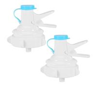 Distributeur de Bouteille d'eau, Valve de Distributeur d'eau de 5 Gallons, Valve de Distributeur de Carafe d'eau Réutilisable, Bec de Bouteille pour Bouteille Non Filetée (2Pcs)