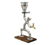 Distributeur de bouteilles de spiritueux - Design robot - Porte-bouteille de vin avec