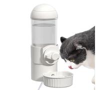 Distributeur de bouteilles d'eau pour cage à chien, distributeur d'eau pour niche pour chien,Distributeur d'eau pour cage à chien à siphon automatique 500 ml chauffé - Bol d'eau pour animaux de compag