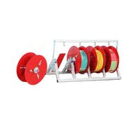Distributeur de câbles industriel avec roulements indépendants, support de bobine de câble robuste pour garage, abri de jardin, atelier, usine