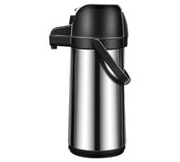 Distributeur de café avec pompe Distributeurs d'eau chaude isolés de 1 9 L Carafe à café en acier inoxydable pivotante à 360 ° Distributeur boissons chaudes double paroi avec poignée Distribu