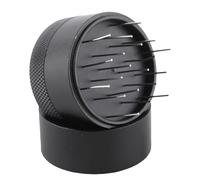 Distributeur de café en acier inoxydable antirouille, mélangeur de café manuel à profondeur réglable avec base pour le tassage de l'expresso, outil portable à aiguille pour les (53MM)