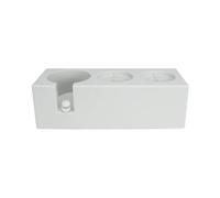 Distributeur De Café Expresso, Outil De Bourrage Élastique À Pression Constante De 57 Mm 57,5 mm, Compatible Avec Lelit Anna, Accessoires De Machine À Expresso Barista(57mm Tamper Holder white,57mm)