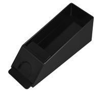Distributeur de Carte en Acrylique Noir, Bords Arrondis, Usage Solide