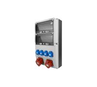 Distributeur de chantier 16A 32A CEE 4x230V deux DV-5312-F