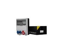 Distributeur de chantier avec compteur TD-S/FI 32A DV-9092-D