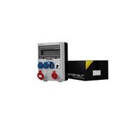 Distributeur de chantier avec connecteur TD 32A 16A DV-2497-F