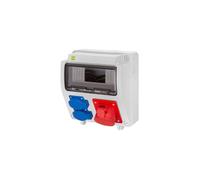 Distributeur de chantier RS-9 9-mod. 2x2P+Z, 32A/5P RS 6232-00