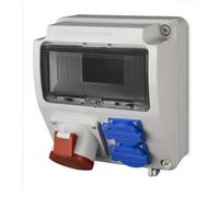 Distributeur de chantier RS-9 9-mod. 2x2P+Z, 32A/5P RS 6232-00