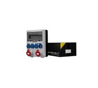 Distributeur de chantier TD 2x32A 4x230V Schuko 2176 DV-2176-D