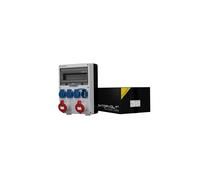 Distributeur de chantier TD 2x32A 4x230V Schuko 2176 DV-2176-D