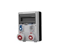 Distributeur de chantier TD 32A 16A 2x230V IP65 Schuko DV-6664-D