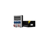 Distributeur de chantier TD-S/FI 32A 16A 4x230V prises DV-2466-F