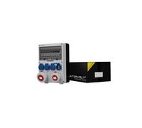 Distributeur de chantier TD-S/FI 32A 16A 4x230V prises DV-2466-F