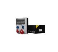 Distributeur de chantier TD-S/FI 63A 16A 2x230V Schuko DV-2268-D