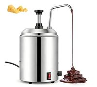 Distributeur de chauffe-fromage, en acier inoxydable, capacité de 2,5 L, température réglable, facile à nettoyer pour faire fondre du fromage, du chocolat et du beurre