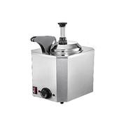 Distributeur de chauffe-fromage Nacho électrique avec pompe en acier inoxydable qualité alimentaire for faire fondre les Sauces curry caramel chaud Fonctionnement Stable(1 Pump Type B)